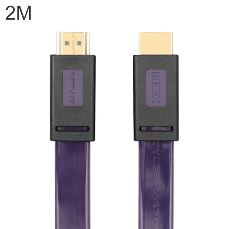 ULT-unite 4K Ultra HD Gold-plated HDMI to HDMI Flat Cable, 1m, 1.5m, 2m, 3m, 5m, 10m
