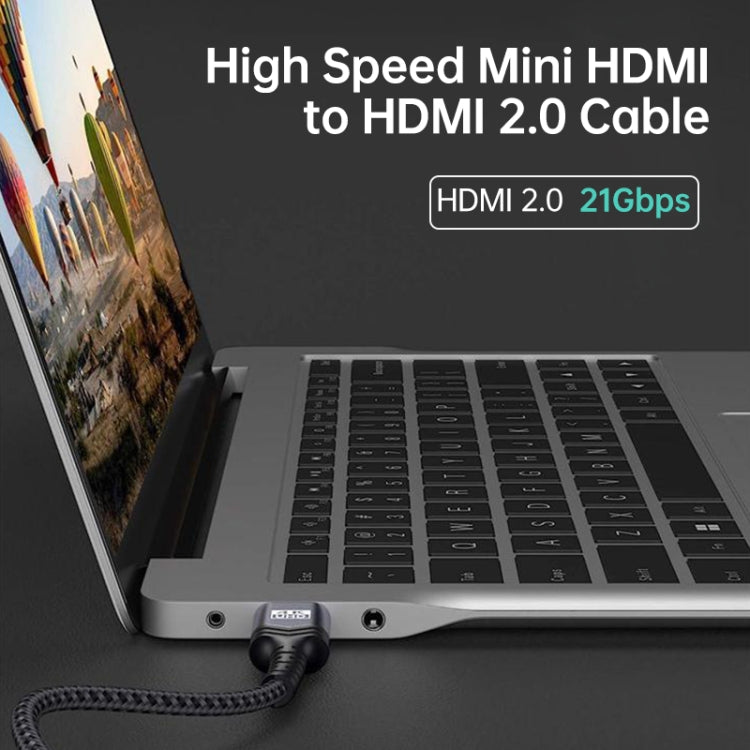HDMI 2.0 Male to HDMI 2.0 Male 4K Ultra-HD Braided Adapter Cable, 1m, 1.5m, 2m, 3m, 5m, 6m, 8m, 10m, 12m, 15m, 18m, 20m