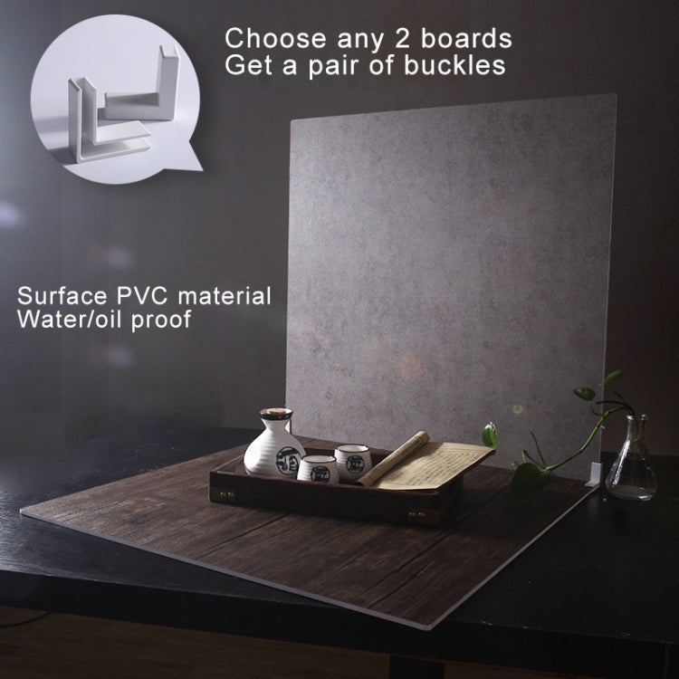 60 x 60cm Double Sides Retro PVC Photography Backdrops Board