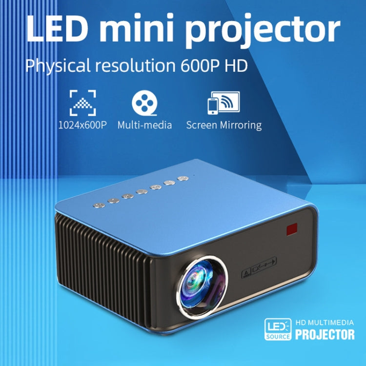 T4 Same Screen Version 1024x600 1200 Lumens Portable Home Theater LCD Projector, US Plug, EU Plus, UK Plus, AU Plug