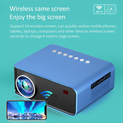 T4 Same Screen Version 1024x600 1200 Lumens Portable Home Theater LCD Projector, US Plug, EU Plus, UK Plus, AU Plug