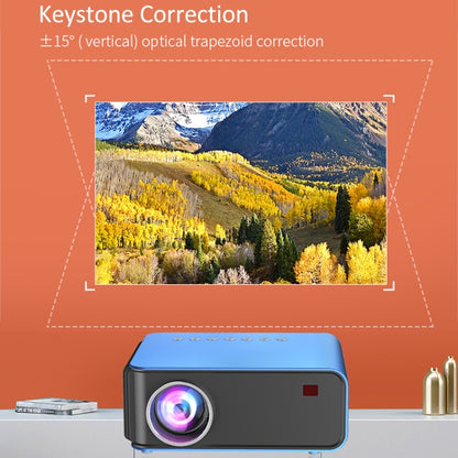 T4 Regular Version 1024x600 1200 Lumens Portable Home Theater LCD Projector, US Plug, EU Plug, UK Plug, AU Plug