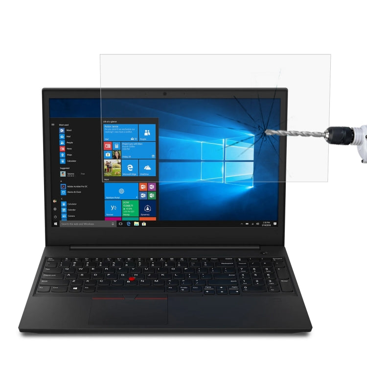 Laptop Screen HD Tempered Glass Protective Film, For ThinkPad E15 15.6 inch, For ThinkPad E590 15.6 inch, For ThinkPad E595 15.6 inch, For ThinkPad L15 15.6 inch, For ThinkPad L590 15.6 inch, For ThinkPad P15s 15.6 inch, For ThinkPad P15v 15.6 inch...