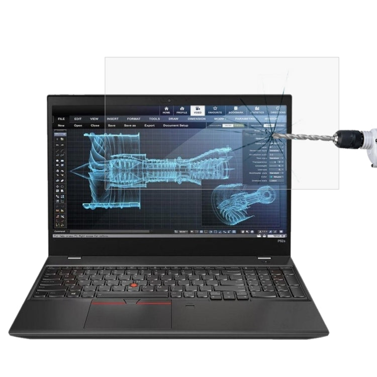 Laptop Screen HD Tempered Glass Protective Film, For ThinkPad E15 15.6 inch, For ThinkPad E590 15.6 inch, For ThinkPad E595 15.6 inch, For ThinkPad L15 15.6 inch, For ThinkPad L590 15.6 inch, For ThinkPad P15s 15.6 inch, For ThinkPad P15v 15.6 inch...