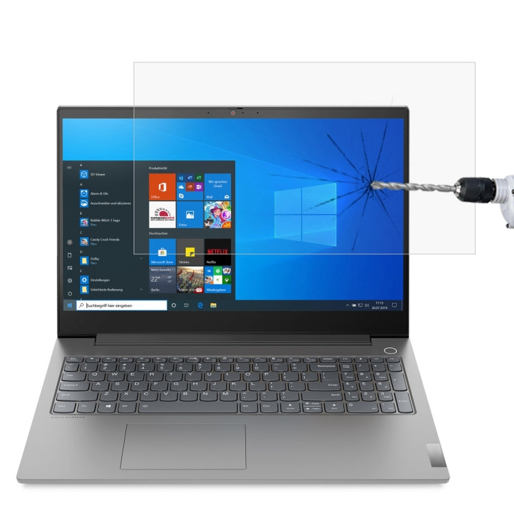 Laptop Screen HD Tempered Glass Protective Film, For ThinkPad E15 15.6 inch, For ThinkPad E590 15.6 inch, For ThinkPad E595 15.6 inch, For ThinkPad L15 15.6 inch, For ThinkPad L590 15.6 inch, For ThinkPad P15s 15.6 inch, For ThinkPad P15v 15.6 inch...