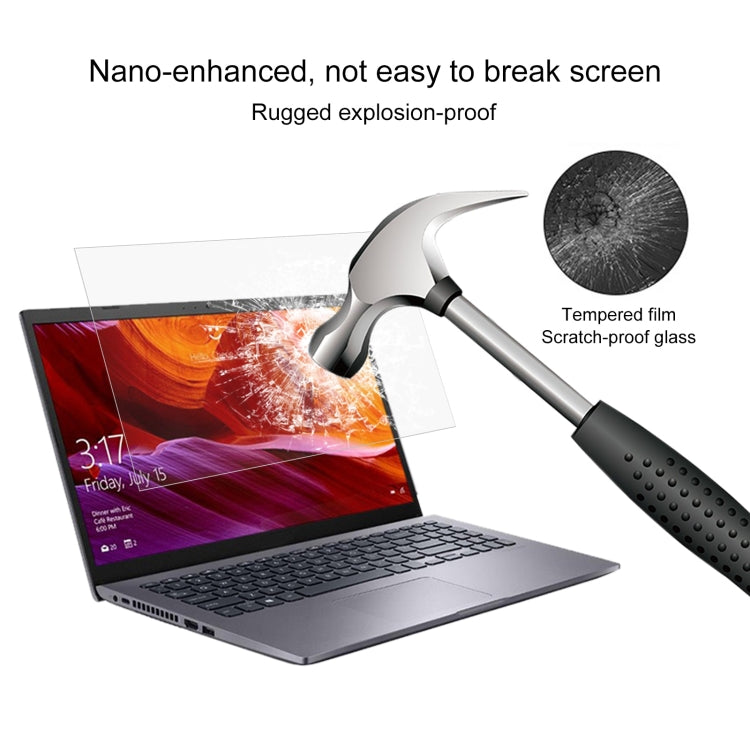 Laptop Screen HD Tempered Glass Protective Film, For Asus FL8700 15.6 inch, For Asus Mars15 15.6 inch, For Asus ProArt G15 15.6 inch, For Asus PX554FB8145 15.6 inch, For Asus PX574FB8265 15.6 inch, For Asus V5000FB8265 15.6 inch...