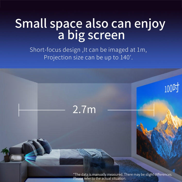 T7 1920x1080P 200 ANSI Portable Home Theater LED HD Digital Projector,, Basic Version,US Plug, Same Screen Version,US Plug