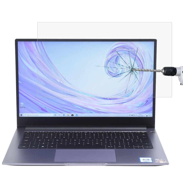 Laptop Screen HD Tempered Glass Protective Film, For Huawei MateBook 14 14 inch, For Huawei MateBook 14 2020 14 inch, For Huawei MateBook 14 2021 14 inch, For Huawei MateBook B3-410 14 inch, For Huawei MateBook B5-420 14 inch...