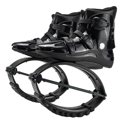 Jumping Shoes Bounce Shoes Indoor Sports Rebound Shoes, 33/35 (All Black Grey Label), 36/38 (All Black Grey Label), 39/41 (All Black Grey Label), 42/44 (All Black Grey Label)