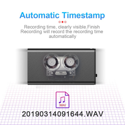 Q1 Intelligent HD Noise Reduction Voice Control Recorder, 8GB, 16GB, 32GB