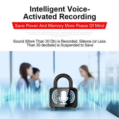 Q11 Intelligent HD Noise Reduction Lock Voice Recorder, 4GB, 8GB, 16GB, 32GB