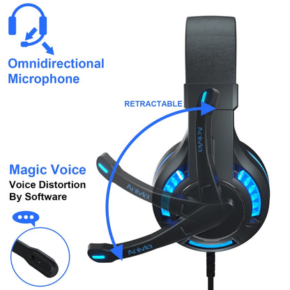 SADES MH603 3.5mm Port Adjustable Gaming Headset with Microphone