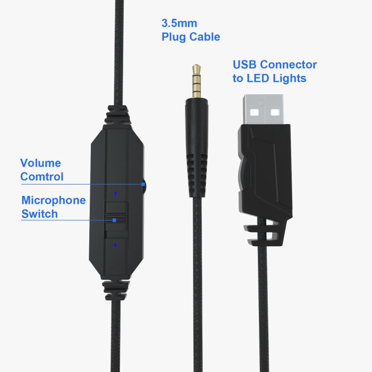 SADES MH603 3.5mm Port Adjustable Gaming Headset with Microphone