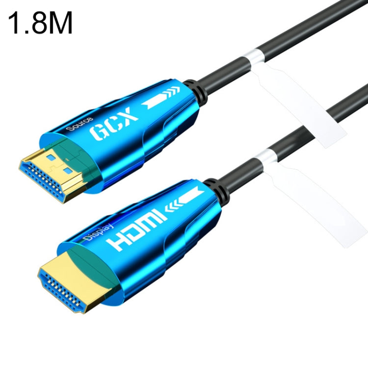 HDMI 2.0 Male to HDMI 2.0 Male 4K HD Active Optical Cable, 1.8m(Blue), 3m(Blue), 5m(Blue), 10m(Blue), 15m(Blue), 20m(Blue), 30m(Blue), 50m(Blue), 100m(Blue)