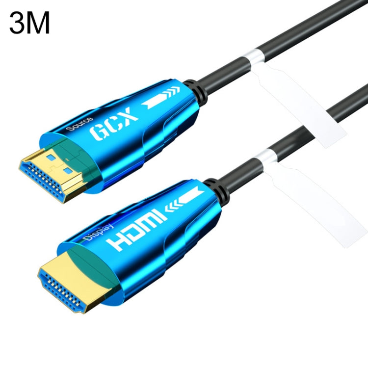 HDMI 2.0 Male to HDMI 2.0 Male 4K HD Active Optical Cable, 1.8m(Blue), 3m(Blue), 5m(Blue), 10m(Blue), 15m(Blue), 20m(Blue), 30m(Blue), 50m(Blue), 100m(Blue)
