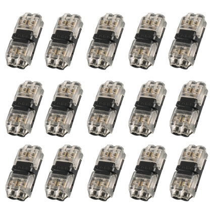 A6535 15 in 1 Car H-type Stripping-free Terminal Block, 15 in 1