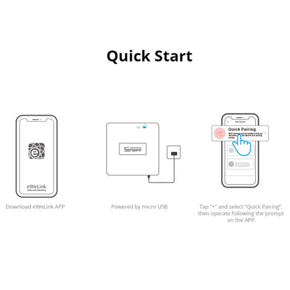 Sonoff RF Bridge R2 433MHz to Wifi Smart Home Security Remote Switch