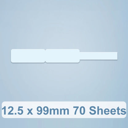 Thermal Label Data Cable Sort Stickers For NiiMbot D101 / D11, 12.5 x 99mm 70 Sheets Lucky You, 12.5 x 99mm 70 Sheets Mint Green, 12.5 x 99mm 70 Sheets Cyan Cloud