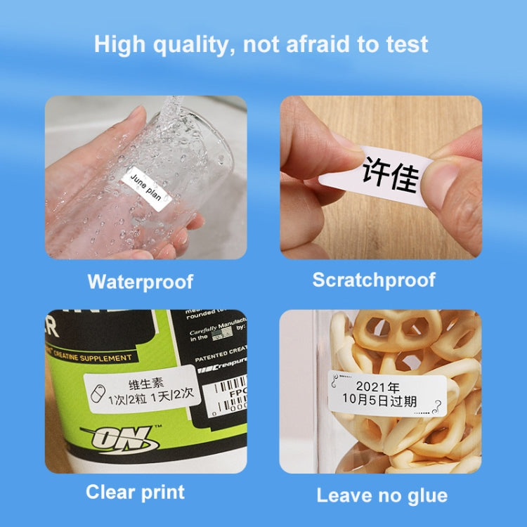 Thermal Printing Label Paper Stickers For NiiMbot D101 / D11, 25 x 50mm 130 Sheets Pink, 25 x 50mm 130 Sheets Mint Green, 25 x 50mm 130 Sheets Lemon Yellow