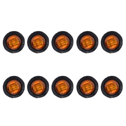 10 in 1 Truck Trailer LED Round Side Marker Lamp, A5010 Red Light, A5011 Amber Light, A5012 White Light, A5013 Red + Amber Light