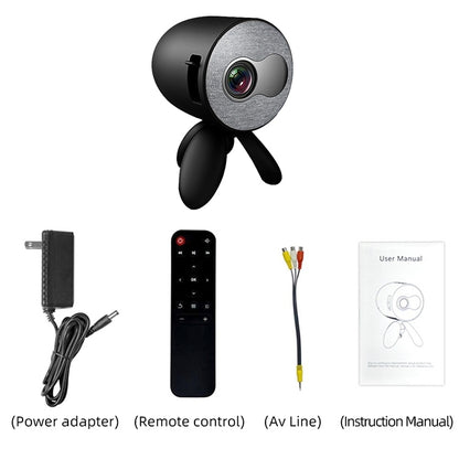YG220 Same Screen Version Children Projector Mini LED Portable Home Speaker Projector, EU Plug, US Plug, UK Plug, AU Plug