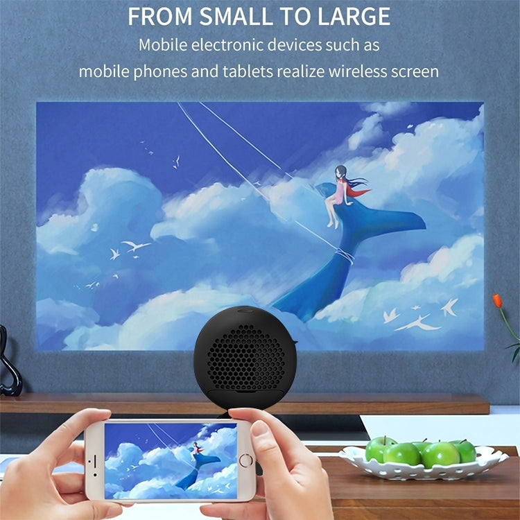 YG220 Same Screen Version Children Projector Mini LED Portable Home Speaker Projector, EU Plug, US Plug, UK Plug, AU Plug
