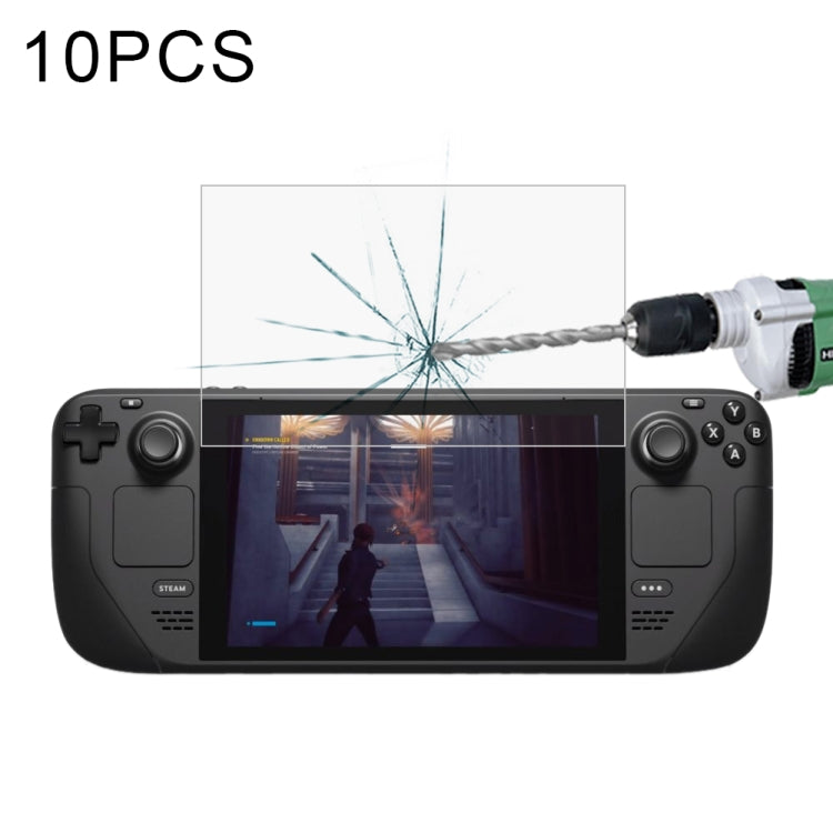 10 PCS 0.26mm 9H 2.5D Tempered Glass Film, For Deck Game Console (20 PCS)