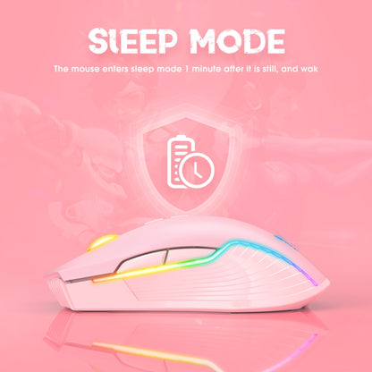 ONIKUMA CW905 2.4G RGB Lighting Wireless Mouse, CW905 Wireless Mouse(Pink), CW905 Wireless Mouse (Grey White), CW905 Wireless Mouse(Black)