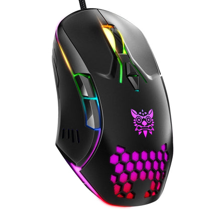 ONIKUMA CW902 RGB Lighting Wired Mouse, CW902 Wired Mouse(Black)