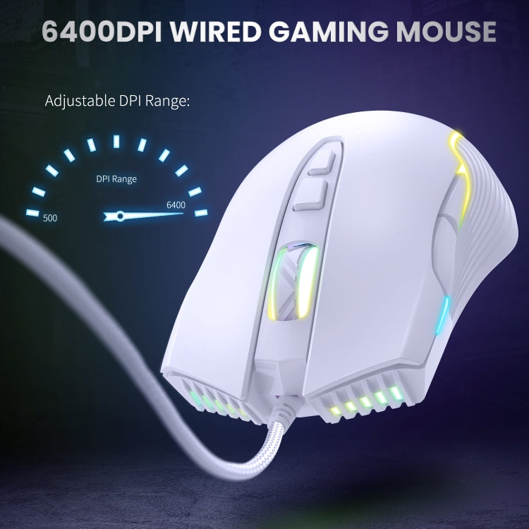 ONIKUMA CW905 RGB Lighting Wired Mouse, CW905 Wired Mouse(White), CW905 Wired Mouse(Pink), CW905 Wired Mouse(Black)