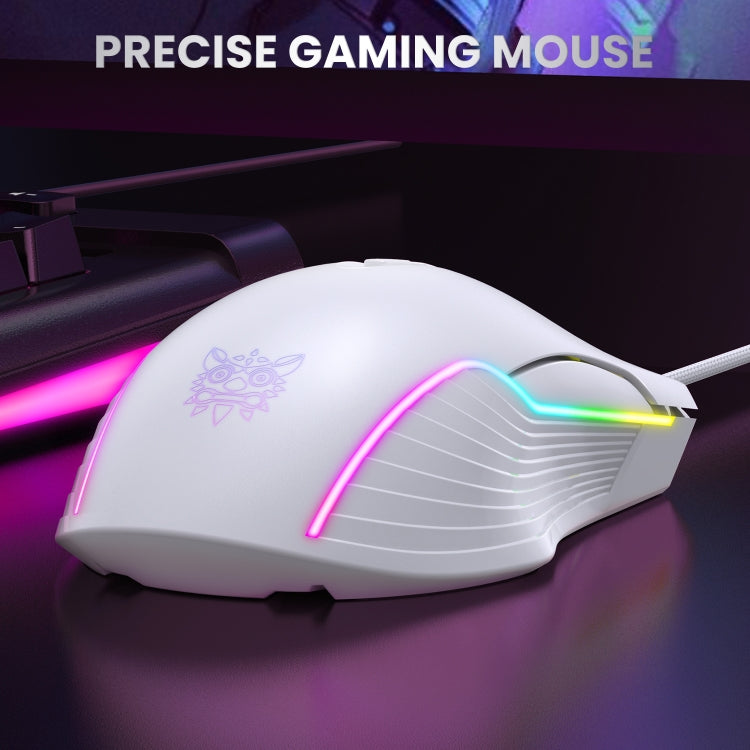 ONIKUMA CW905 RGB Lighting Wired Mouse, CW905 Wired Mouse(White), CW905 Wired Mouse(Pink), CW905 Wired Mouse(Black)