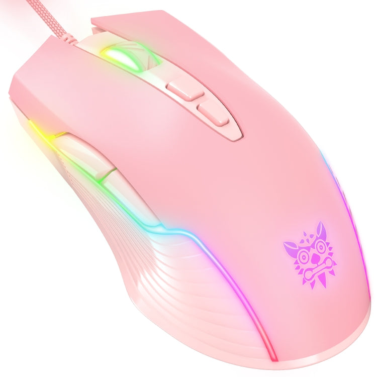 ONIKUMA CW905 RGB Lighting Wired Mouse, CW905 Wired Mouse(White), CW905 Wired Mouse(Pink), CW905 Wired Mouse(Black)