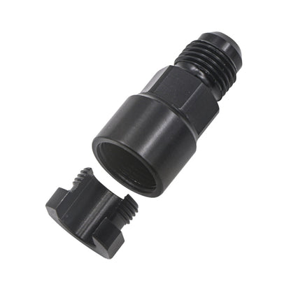 HF072-BK LS LS1 LS3 Fuel Rail Quick Connect Fitting Line Adapter 6AN 3/8 Tube, 3/8 Tube