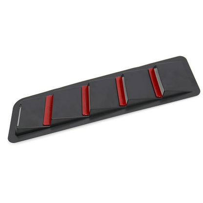 2 in 1 Car Air Intake Scoop Bonnet Hood Vent Louver Cooling Panel Trim Set, SSW007A-BK-R Black, SSW007A-C-R Carbon Fiber