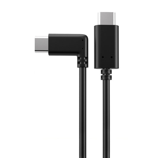 USB 3.2 Gen1 Type-C to USB 3.2 Gen1 Type-C Single Elbow VR Link Cable For Oculus Quest 1 / 2, 3m Single Elbow
