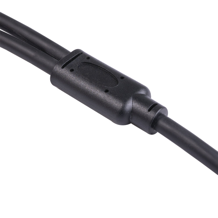 TC194BUXK107YR-30 3.5mm Male to Dual Canon Female Audio Cable, 3.5mm Male to Dual Canon Female
