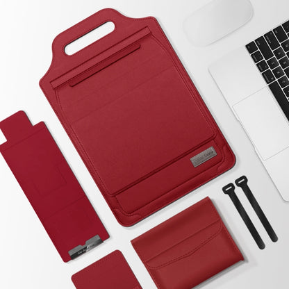 Multifunctional Mouse Pad Stand Handheld Laptop Bag, 12 inch, 13 inch, 15 inch