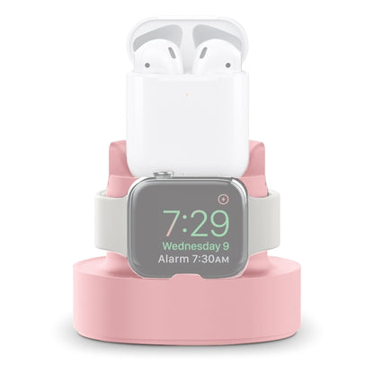 A001 3 In 1 Silicone Charging Holder for iPhone / iWatch / AirPods