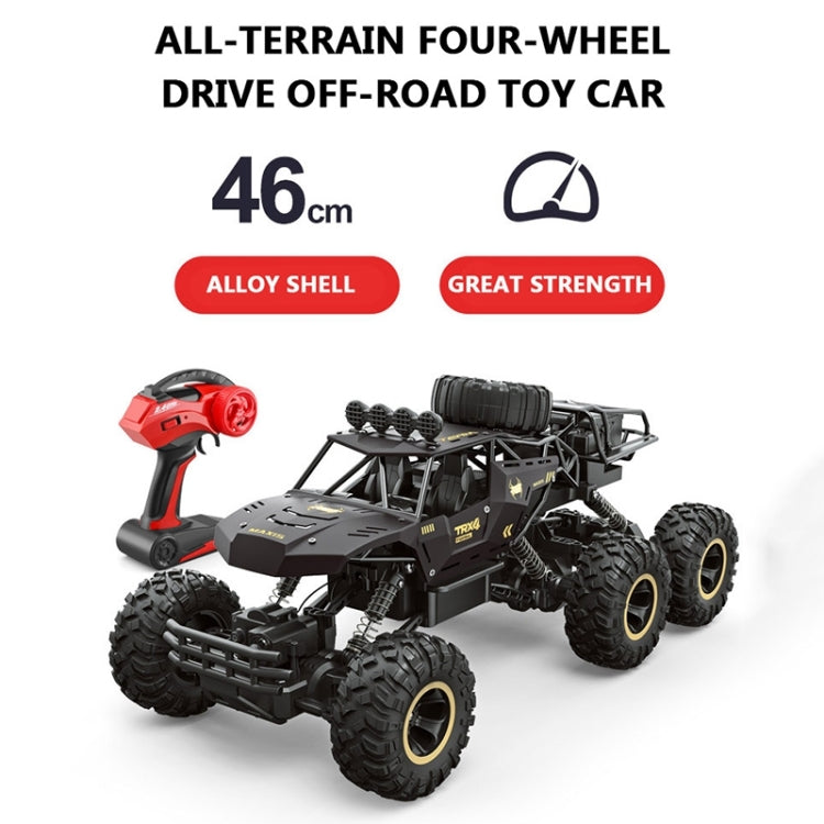 4WD Oversized Alloy Six Wheel Vehicle RC Car, (Gold)