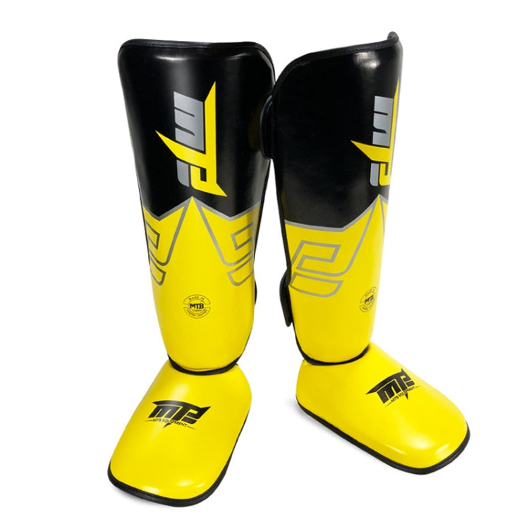MTB SJ-004A Freestyle Grappling Thai Boxing Training Leg Guards Ankle Protector Sports Protective Gear, S, M, L