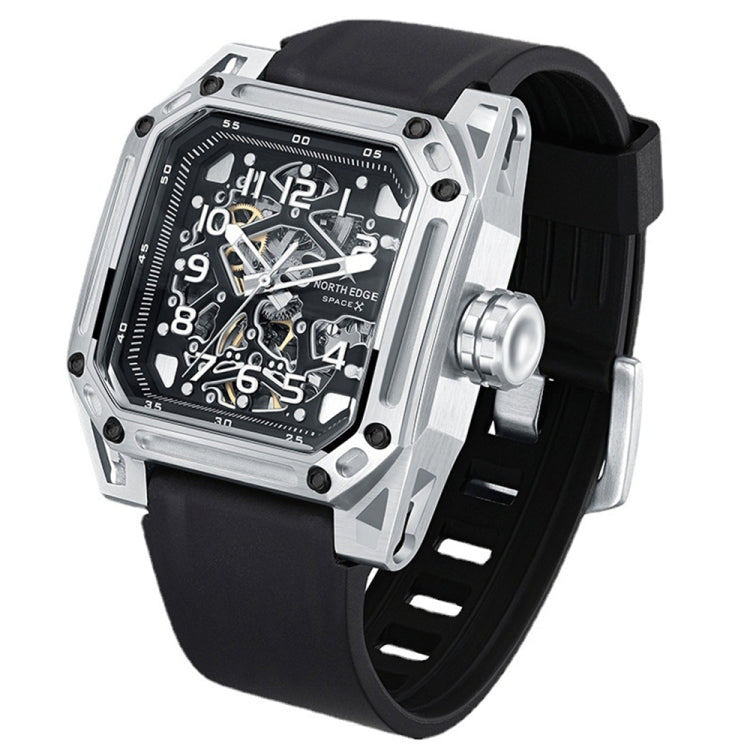 NORTH EDGE Space X Hollow Through The Bottom Automatic Mechanical Luminous Watch For Men, NORTH EDGE Space X Mechanical Watch