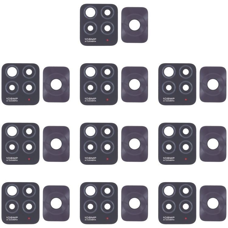 10 PCS Back Camera Lens, For Xiaomi Redmi K50/Redmi K50 Pro, For XiaomiRedmi Note 11 Pro 4G / Note 11 Pro+ 5G India / Note 11E Pro, For Xiaomi Poco X4 Pro 5G, For Xiaomi Poco M4 Pro 4G, For Xiaomi Poco M3 Pro 5G, For Xiaomi Redmi K40 Gaming...