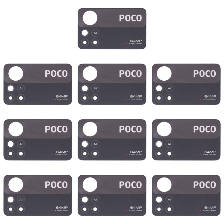 10 PCS Back Camera Lens, For Xiaomi Redmi K50/Redmi K50 Pro, For XiaomiRedmi Note 11 Pro 4G / Note 11 Pro+ 5G India / Note 11E Pro, For Xiaomi Poco X4 Pro 5G, For Xiaomi Poco M4 Pro 4G, For Xiaomi Poco M3 Pro 5G, For Xiaomi Redmi K40 Gaming...