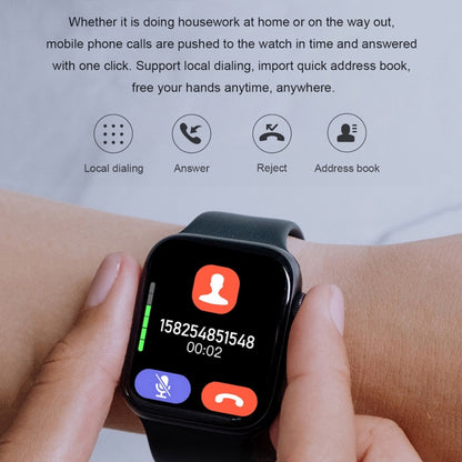D SEVEN 1.9 inch TFT Screen Smart Watch, Support Bluetooth Dial/Sleep Monitoring