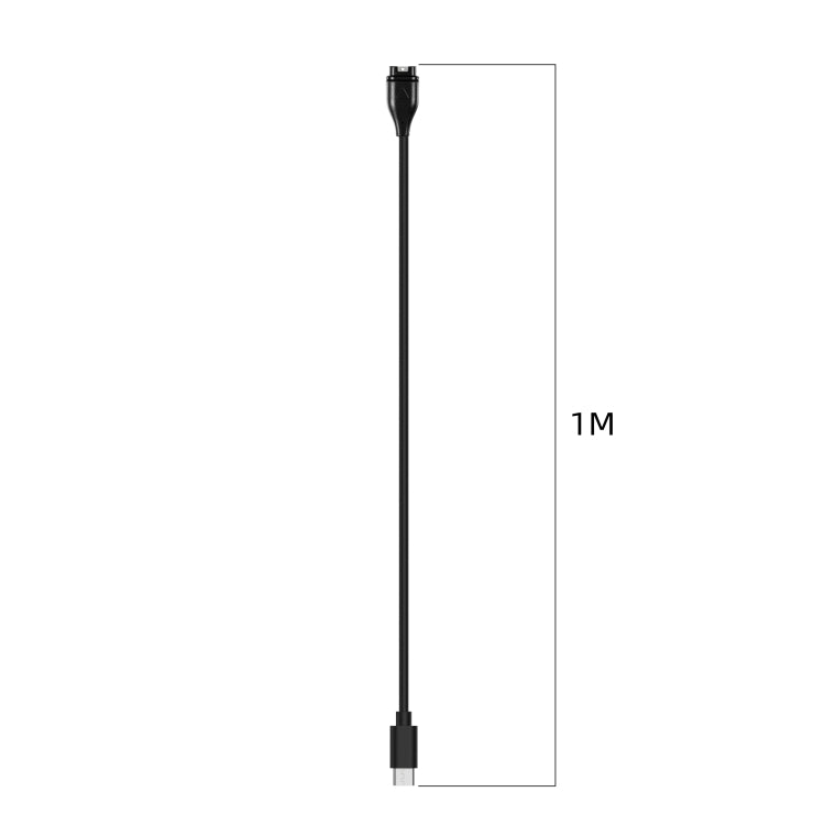 Universal Type-C / USB-C Smart Watch Charging Cable, Length: 1m, For Garmin Descent G1/Fenix 7/Tactic 7