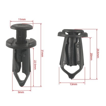 35 in 1 Car Hood Fender Bumper Fixing Kit for Infiniti G35 Sedan 2003-2008, A6854
