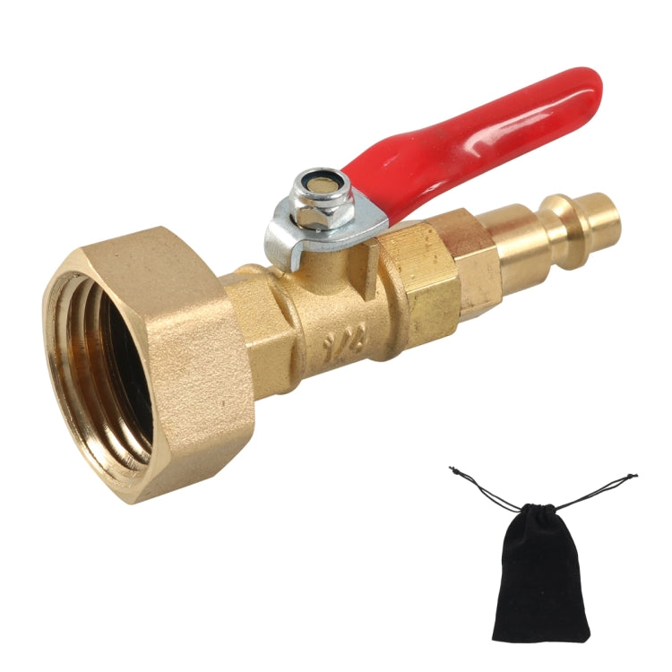 RV Female Thread 1/4 Drain Fitting Adapter with Storage Bag, A6862