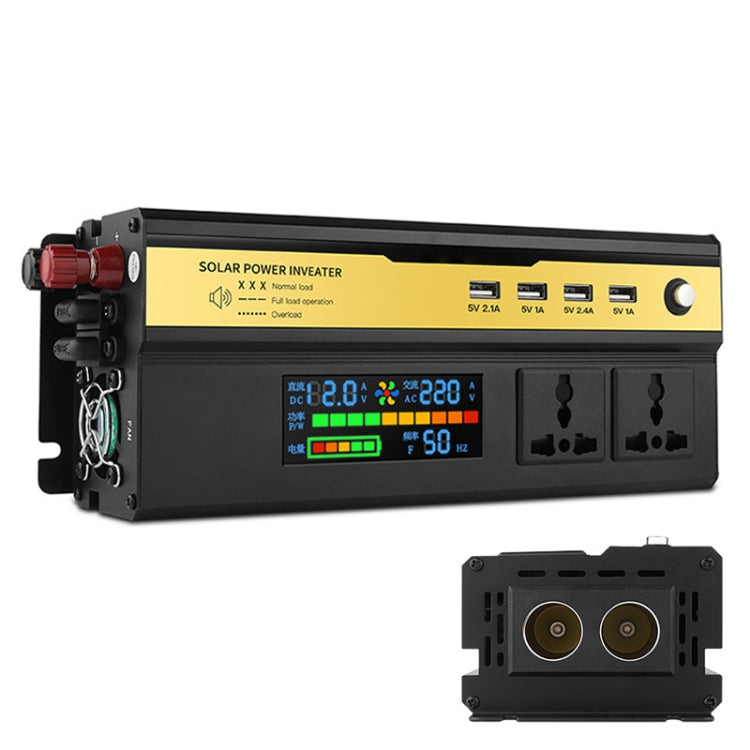 8896 2200W Car Smart Multi-functional Digital Display Inverter, 12V, 24V, 48V
