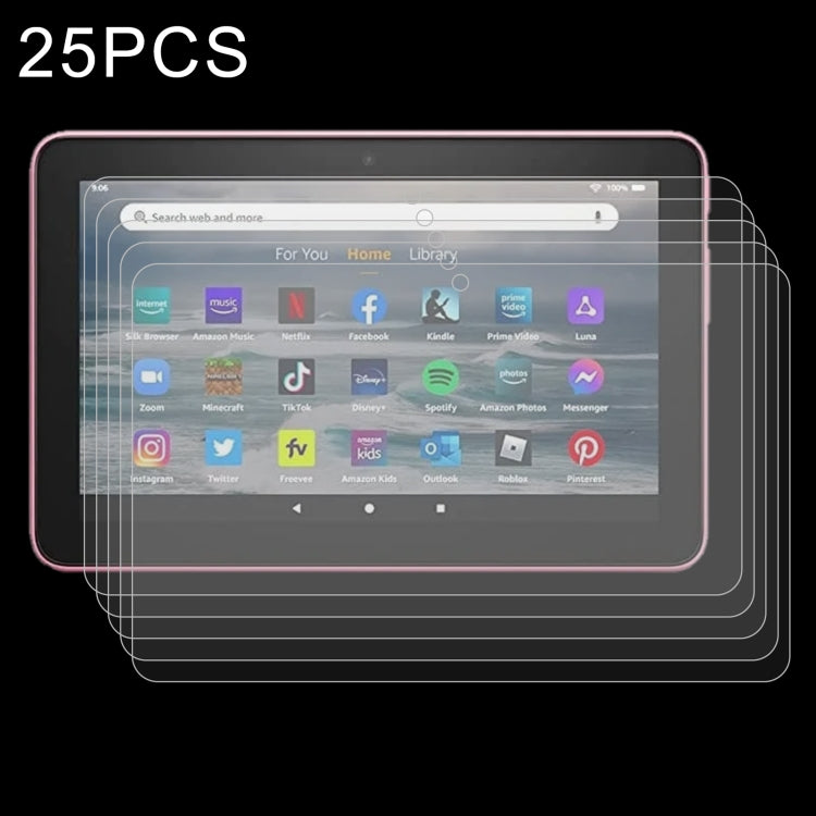 25 PCS 9H 2.5D Explosion-proof Tempered Tablet Glass Film For TCL Tab 10s / Enjoy 2 / T10 / T10S / Honor X8 / Honor 8 Lite / Lenovo K10C X6E6F / Teclast P30T, For TCL Tab 10s / Enjoy 2 / T10 / T10S / Honor X8 / Honor 8 Lite (25 PCS)