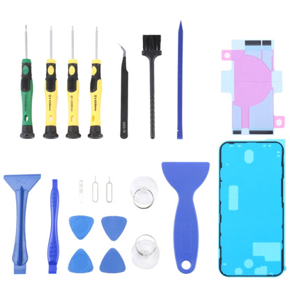 JIAFA JF-8182 21 in 1 Battery Adhesive + LCD Frame Waterproof Adhesive + Repair Tool Set, For iPhone 11, For iPhone 11 Pro, For iPhone 11 Pro Max, For iPhone 12, For iPhone 12 mini, For iPhone 12 Pro, For iPhone 12 Pro Max, For iPhone 13